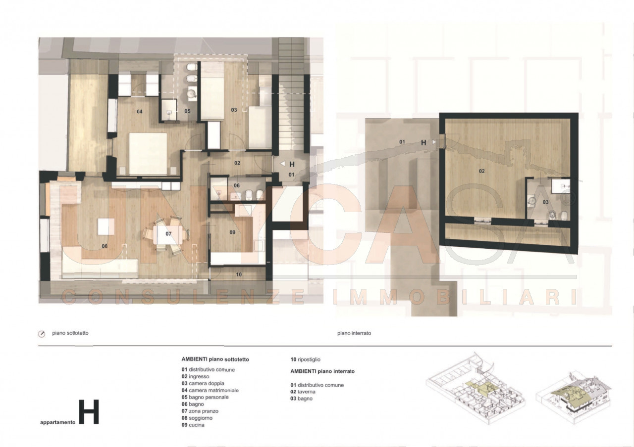Attico in caratteristico Tabià a Cortina